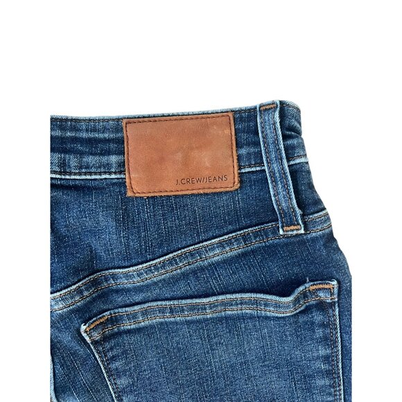 J CREW Womens Dark Wash Skinny Jeans Sz 28 - Picture 2 of 4